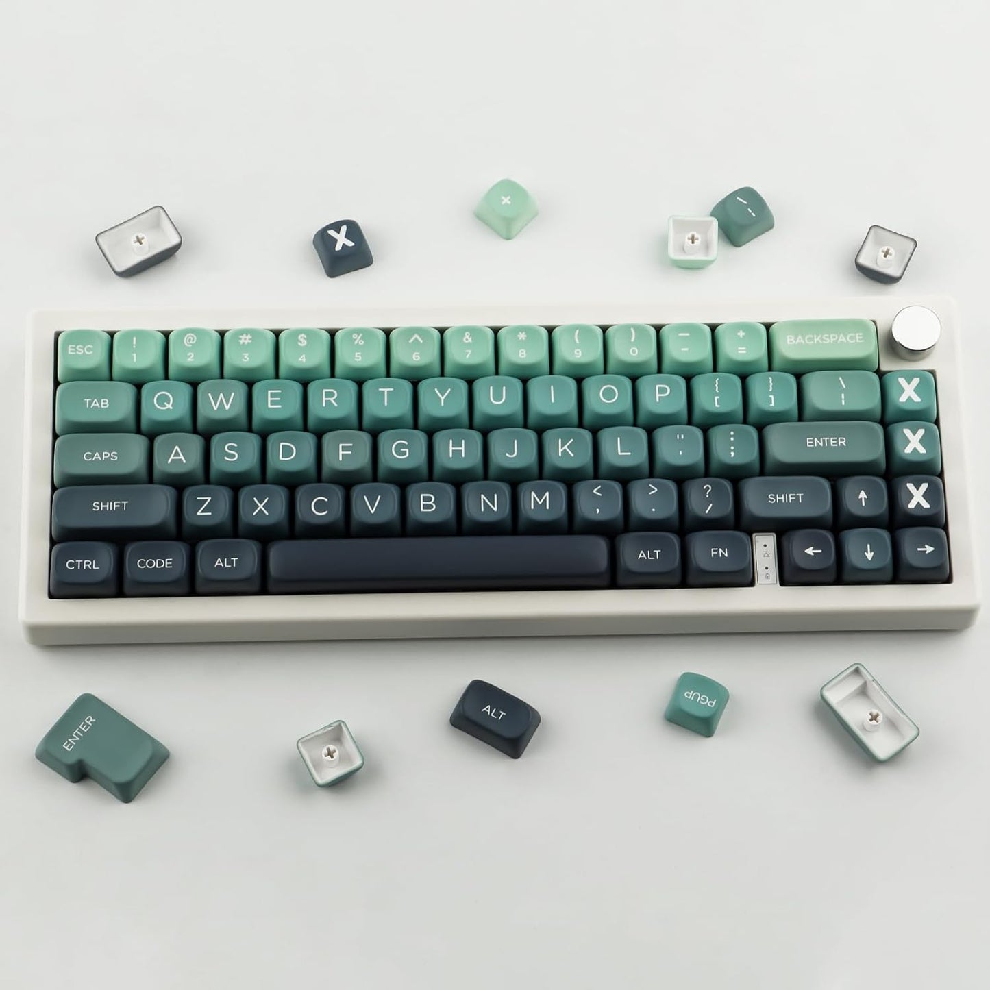 JOMKIZ 140 Keys PBT Keycaps, MOA Profile ANSI Layout Cute Keycaps Set, Compatible for Cherry MX Switches Mechanical Keyboards