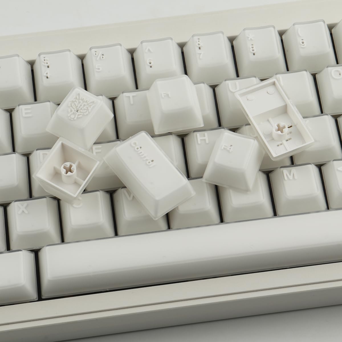JOMKIZ Pbt Keycaps, 114 Keys Dye Sublimation Cherry Profile Keycaps Custom Keycap Set for Cherry MX Switches Mechanical Keyboards