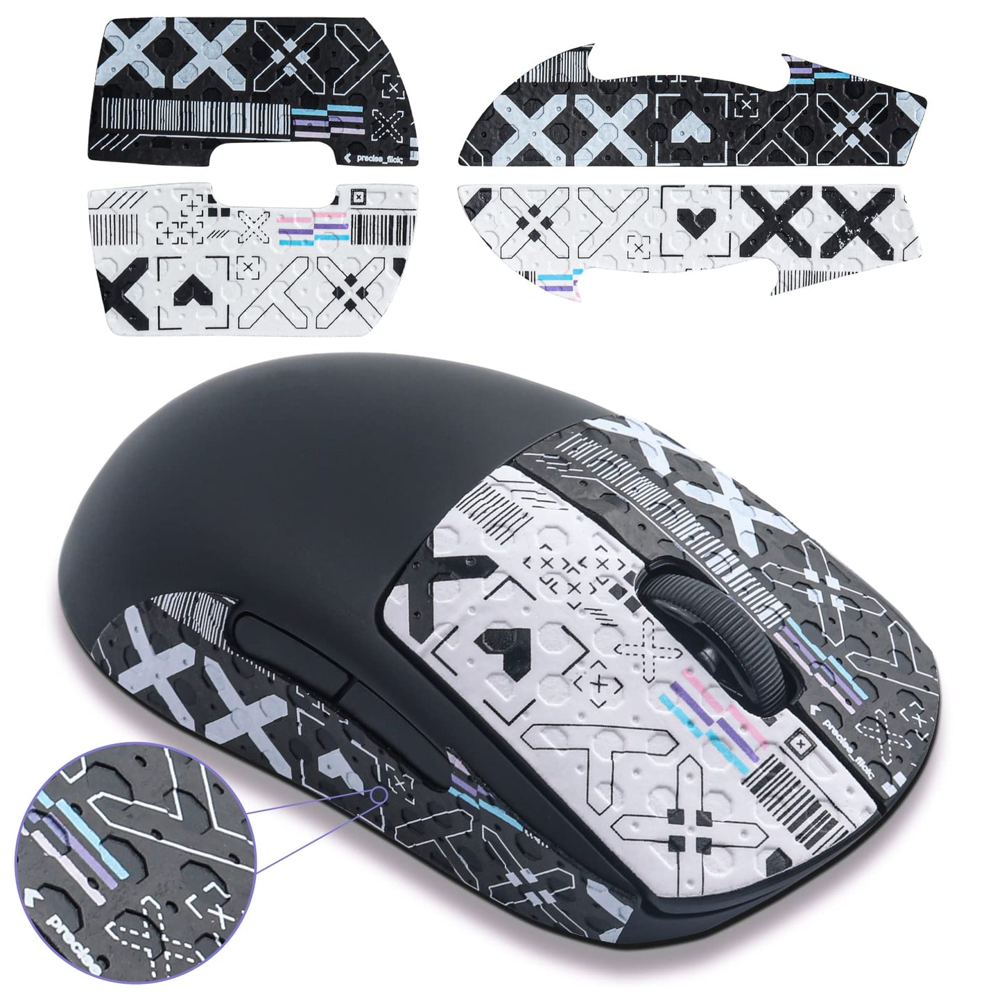 JOMKIZ Mouse Anti-Slip Sticker fit for Razer Viper/Viper Ultimate, Self-Adhesive, PreCut, Sweat-Resistant, Professional Mice Upgrade Kit,for The Most Demanding Gamers and Esportsmen