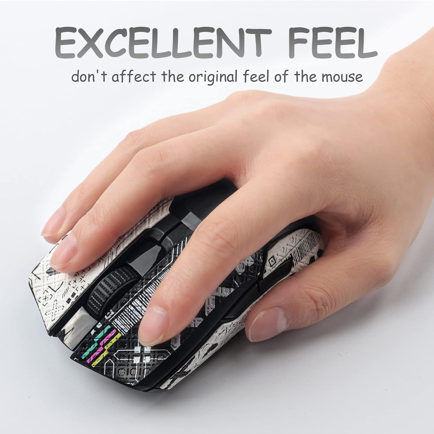 JOMKIZ Mouse Anti-Slip Sticker fit for Razer Viper/Viper Ultimate, Self-Adhesive, PreCut, Sweat-Resistant, Professional Mice Upgrade Kit,for The Most Demanding Gamers and Esportsmen