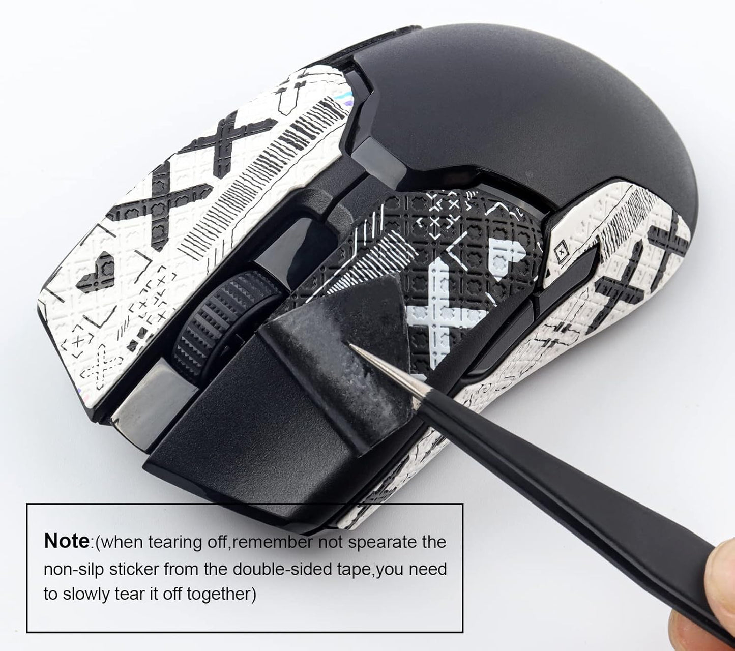JOMKIZ Mouse Anti-Slip Sticker fit for Razer Viper/Viper Ultimate, Self-Adhesive, PreCut, Sweat-Resistant, Professional Mice Upgrade Kit,for The Most Demanding Gamers and Esportsmen