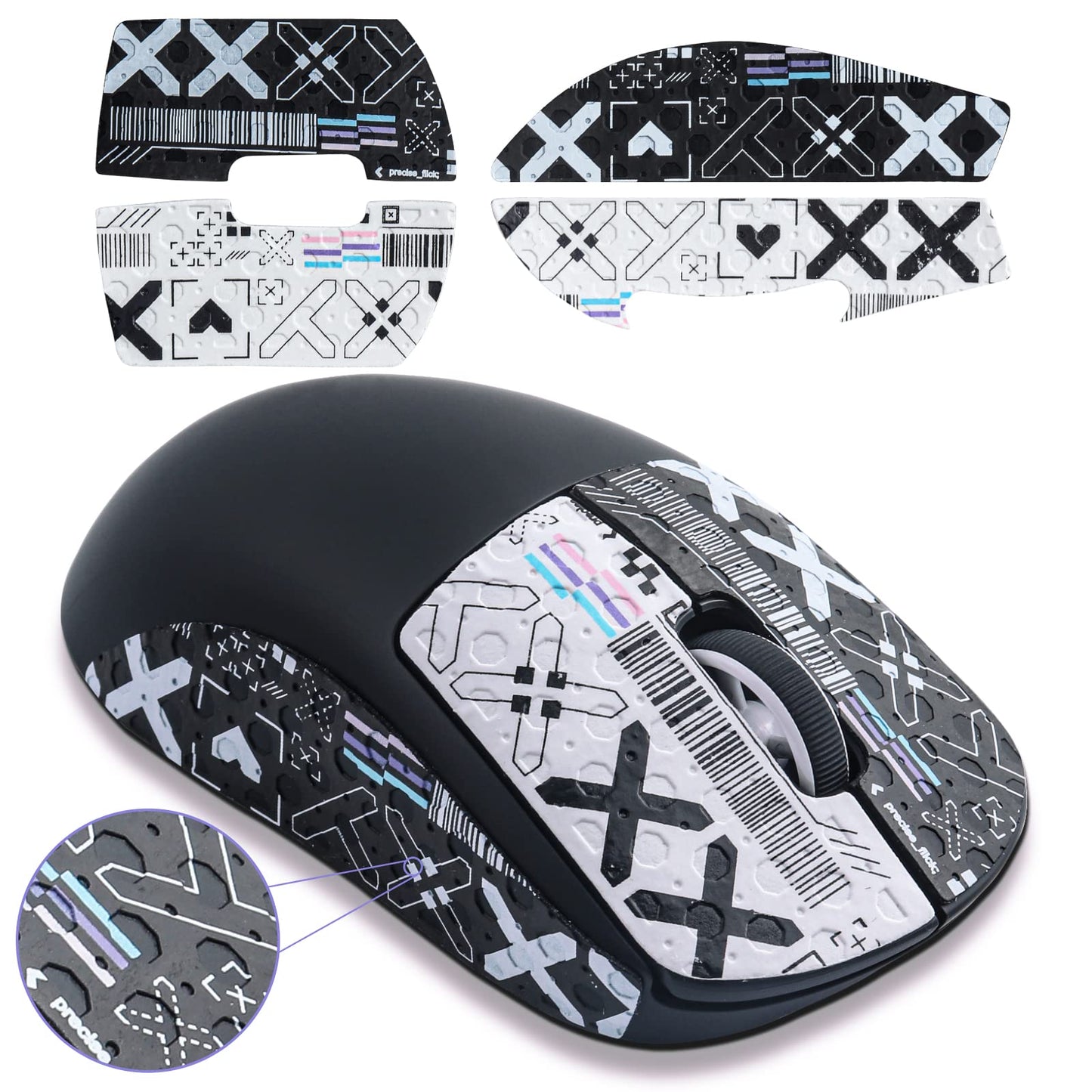 JOMKIZ Mouse Anti-Slip Sticker fit for Razer Viper/Viper Ultimate, Self-Adhesive, PreCut, Sweat-Resistant, Professional Mice Upgrade Kit,for The Most Demanding Gamers and Esportsmen