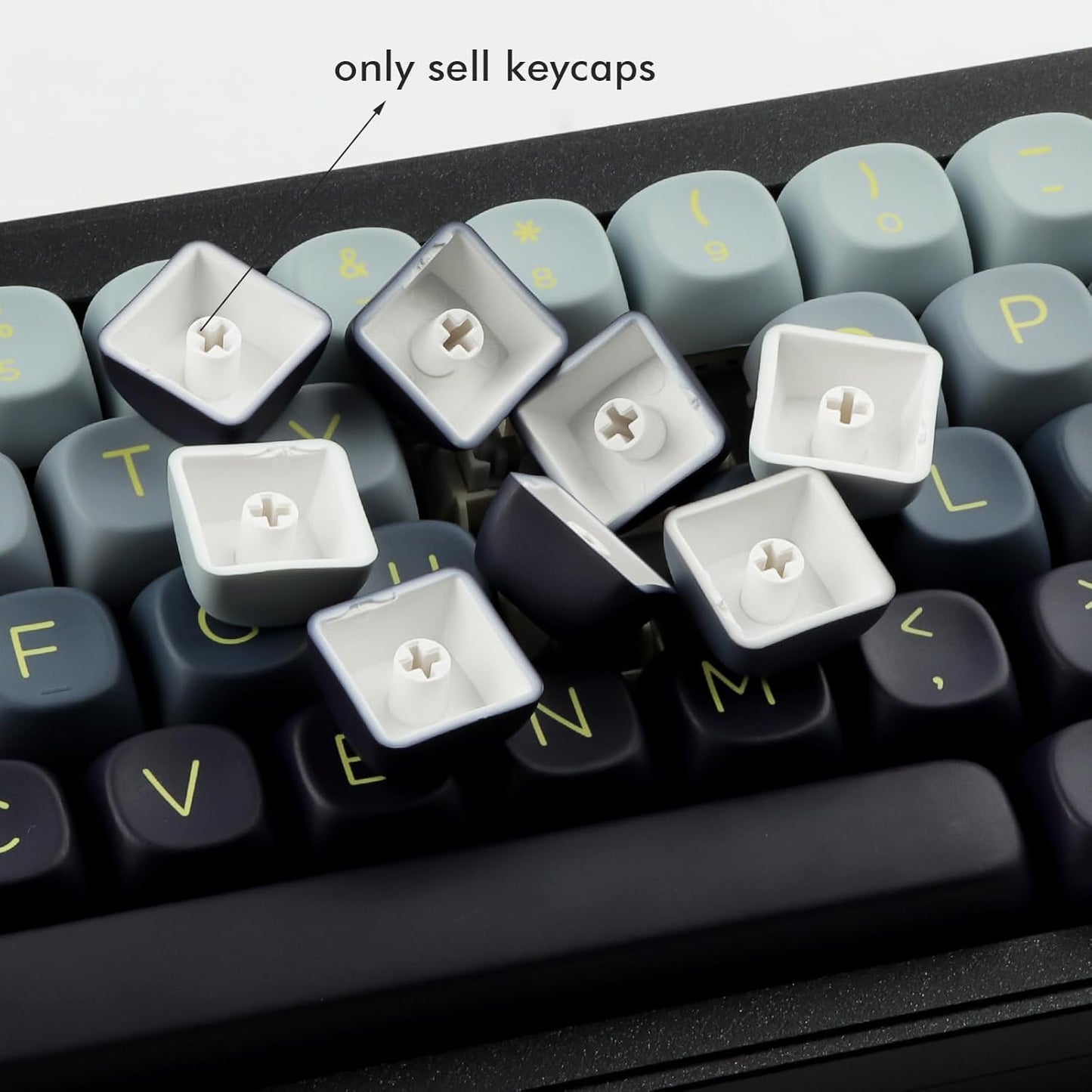 JOMKIZ 143 Keys Cute MOA Profile PBT Keycaps Set for Magnetic Switch Keyboard