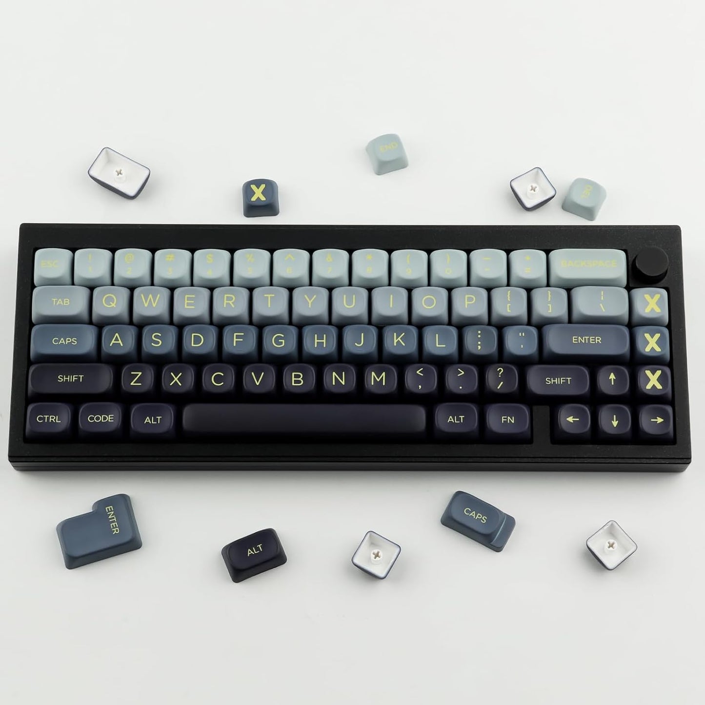 JOMKIZ 143 Keys Cute MOA Profile PBT Keycaps Set for Magnetic Switch Keyboard