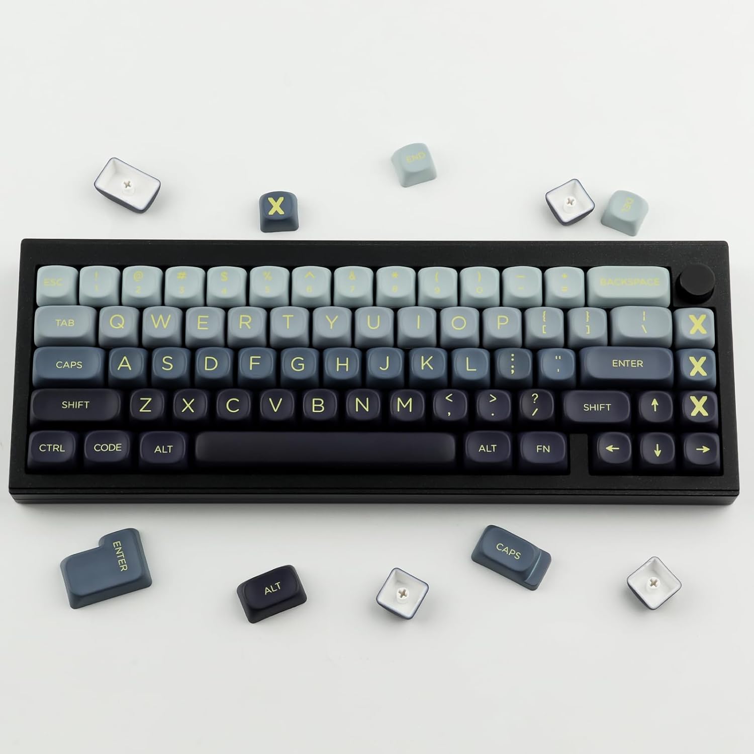 JOMKIZ 143 Keys Cute MOA Profile PBT Keycaps Set for Magnetic Switch Keyboard