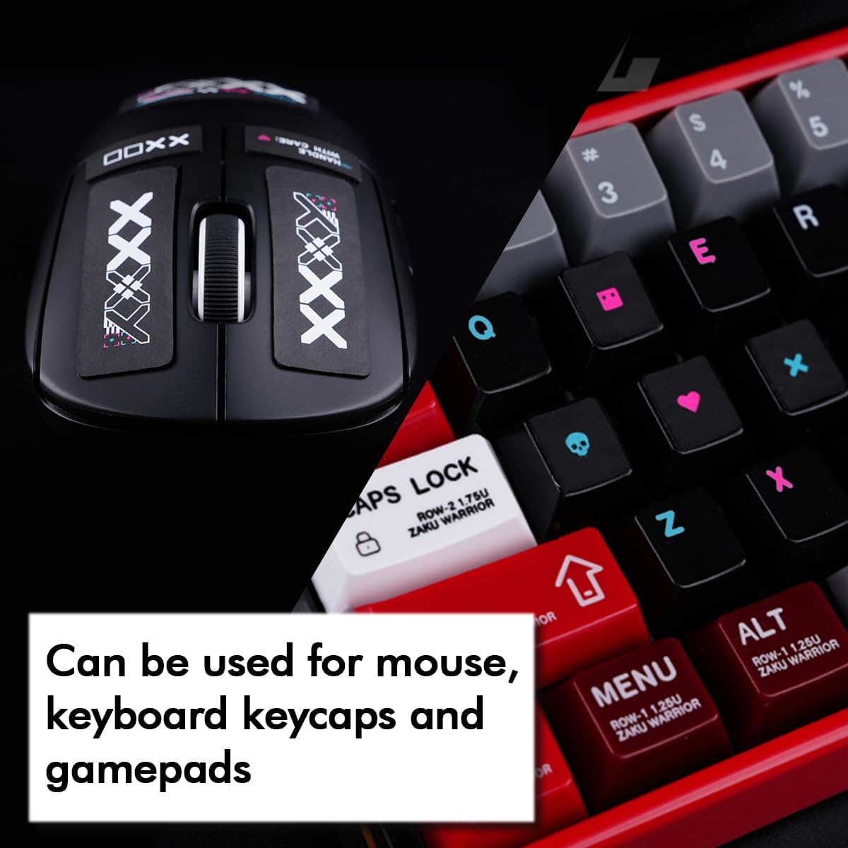 JOMKIZ Mouse Grip Tape Ultra-Thin Personalized DIY Universal Mouse Anti-Slip Stickers for Self-Adhesive,Pre-Cut,Sweat-Resistant,Professional Mice Upgrade Kit,for The Most Demanding Gamers