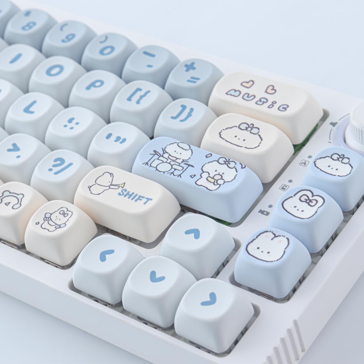 JOMKIZ 139 Keys PBT Keycaps,MOA Profile Keycaps Dye Sublimation Customized ANSI Layout Keycaps Set for Cherry MX Magnetic Switches Mechanical Keyboards
